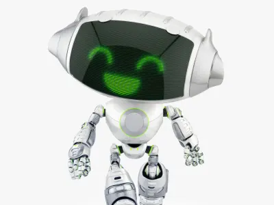 CUTE CAT BOT II 3D model