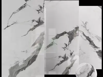 Panda Marble 3D model