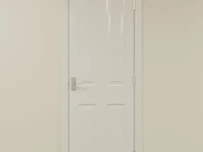Canterbury Interior Door Set Low-poly 3D model