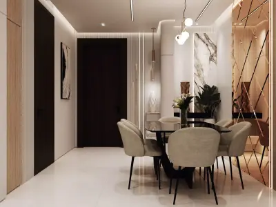 Apartment interior 3D model shop