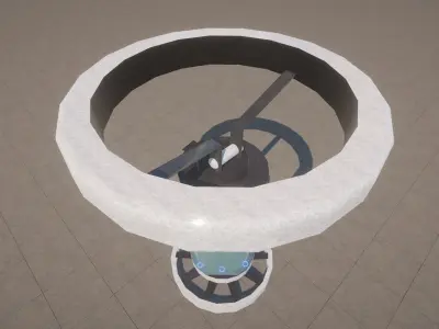 Capsule Aquarium Low-poly 3D model