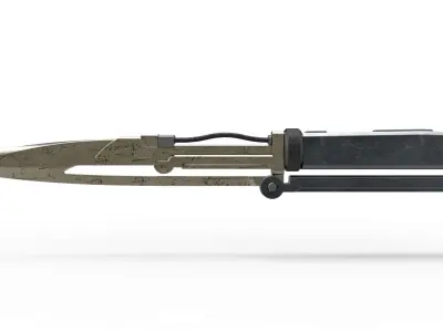 Concept Vibroblade 2 of Mandalorian 3D print model