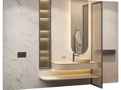 Bathroom Furniture RJ Easy Design 12 3D model