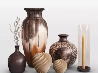 Decoration Set 01 3D model