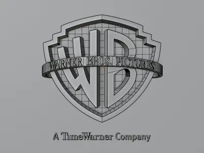Warner Brothers Pictures Original Logo 3D model