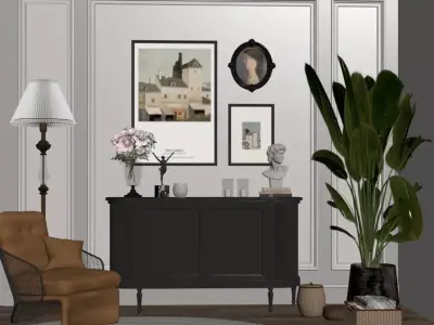 French retro 3D model