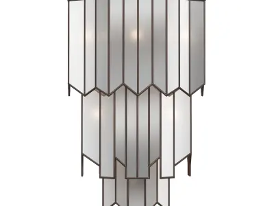 Lobby Chandelier En 3D model