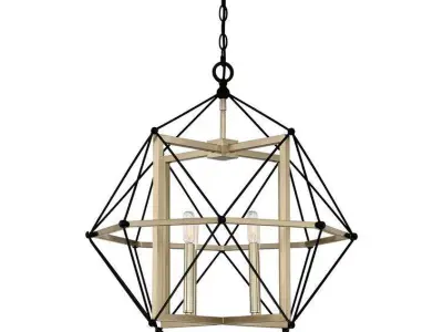 Statement Geometric Chandelier 3D model