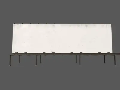 Billboard v1 Low-poly 3D model