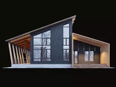 Modern House 3D model