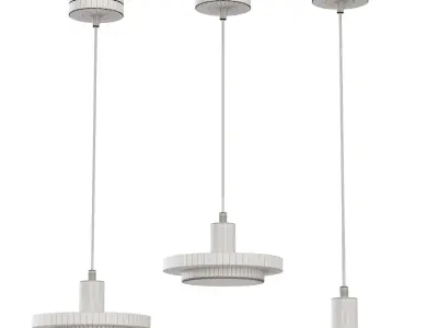 simple marble chandelier lr250115 3D model
