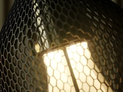 HIVE SHADE and PLUMEN 002 LED 3D model
