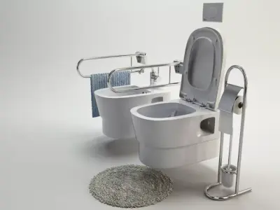 Toilet Pack 3D model