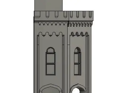 istanbul Universitesi Beyazit Kapisi istanbul university gate 3D print model