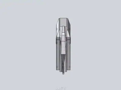 Futuristic Tactical Knife Concept 3D model