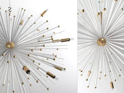Supernova Chandelier 24 3D model