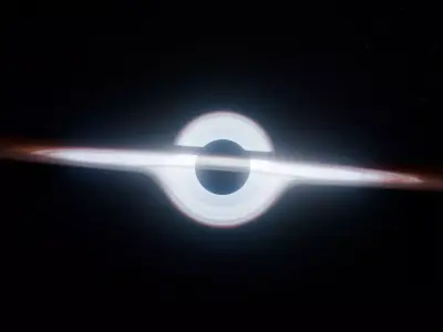 Black Hole Scene Animation 3D model