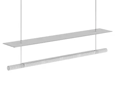 Santa Cole LAMINA DORADA Hanging lamp 3D model