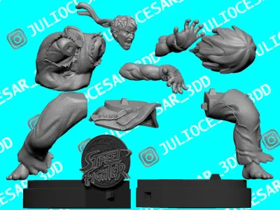 Street fighter - Ryu 3D print model