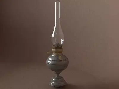 kerosene lamp 3D model