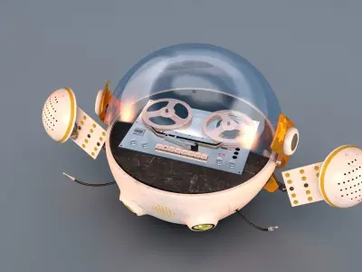 SOUNDBOT XPresso and Animation  3D model