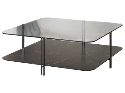 COFFEE TABLE BIPLANE CATTELAN ITALIA STYLE 3D model