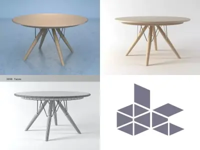 PP75 table 3D model