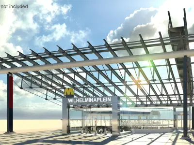  Realistic Wilhelminaplein Metro Station 