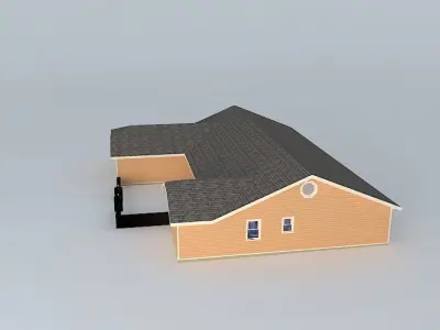 Modern House Free 3D model 4