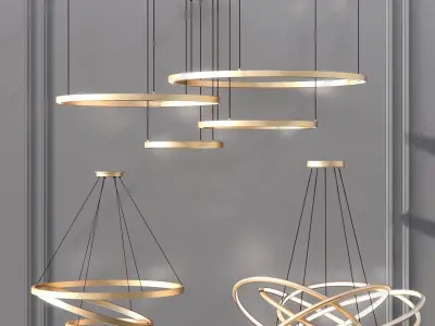 12 Ceiling Lights Collection - Sketchup 3D model