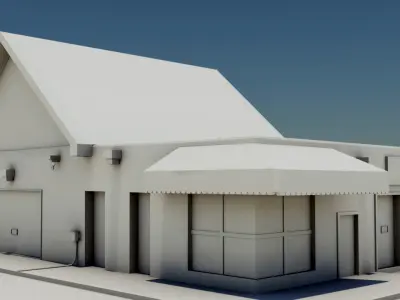 sevel-elevan store game model 3D model