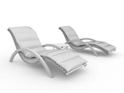 Sun Lounger 17 3D model