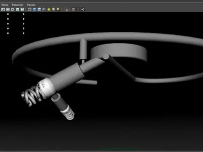 Lamp living 3D model