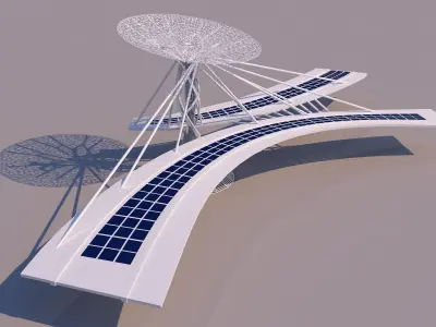 0199 - Landmark Solar Panel 3D model