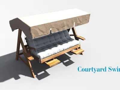Courtyard Swing 3D model