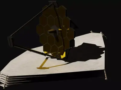 James Webb Space Telescope 3D model