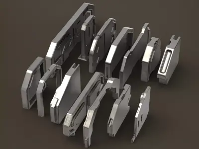 Door scifi  minipack vol3 3D model