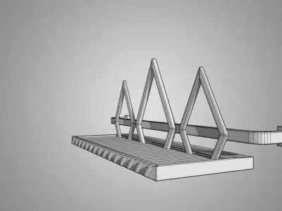 Sci-fi Wall Sconce 3D model