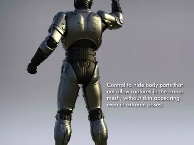 Robocop For G8M 3D model