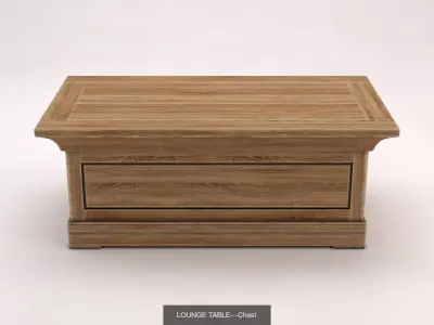 LOUNGE TABLE---Collection Bx10 3D Model Pack