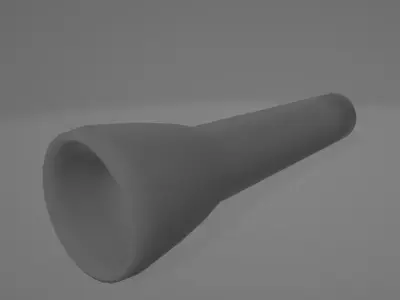 Lighter horn Free 3D model