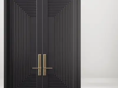 Entrance door set9 3D model