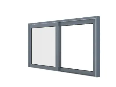 Metal Window 08 3D model