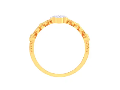  Women Crown Ring MTL 3dm STL OBJ FBX Details 3D print model order