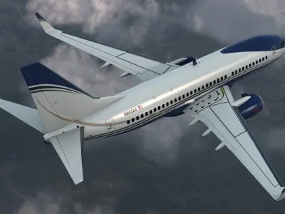  Boeing 737-700 with Interior Generic 