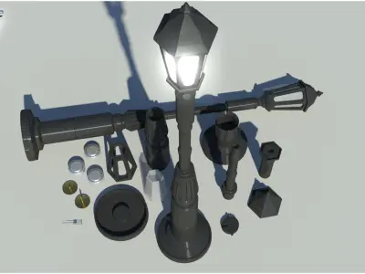 Mini Lamp Post  3D print model