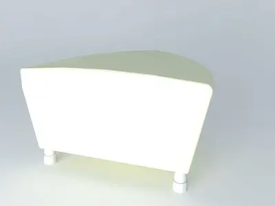 Pouf  light green  Free 3D model