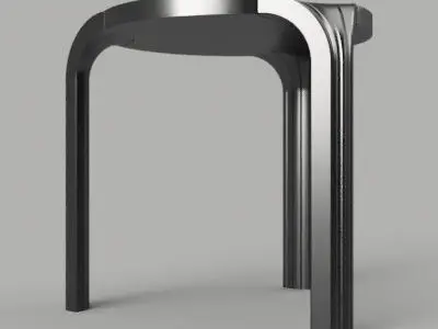 Footstool by Alvaro AAlto Free 3D print model