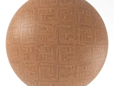 Parquet - Laminate - Wooden floor 6 in 1 3D model