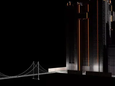 Making 3D Mega City In Blender  3D model